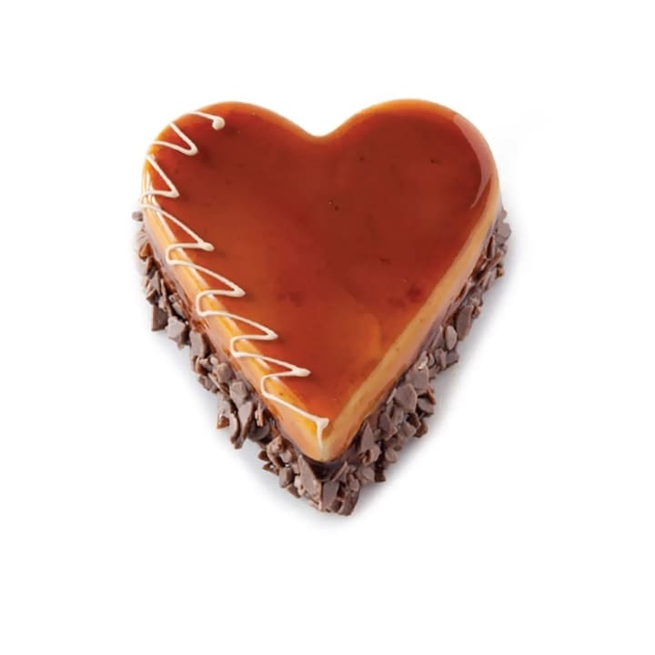 Chocolate Caramel Heart cake